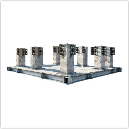 High-Strength Precast Base for Superior Structural Support